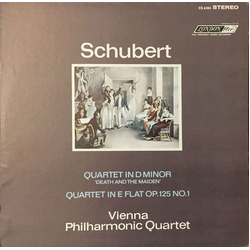 Franz Schubert / Wiener Philharmonisches Streichquartett Quartet In D Minor 'Death And The Maiden' / Quartet In E Flat Op. 125 No.1 Vinyl LP USED