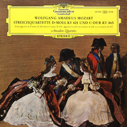 Wolfgang Amadeus Mozart / Amadeus-Quartett Streichquartette D-moll KV 421 Und C-dur KV 465 Vinyl LP USED