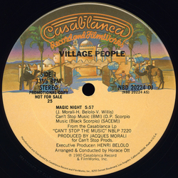 Village People Magic Night Vinyl 12" USED