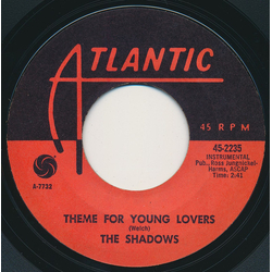 The Shadows Theme For Young Lovers Vinyl 7" USED