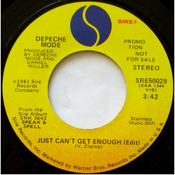 Depeche Mode Just Can't Get Enough Vinyl 7" USED