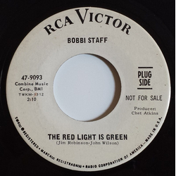 Bobbi Staff The Red Light Is Green Vinyl 7" USED