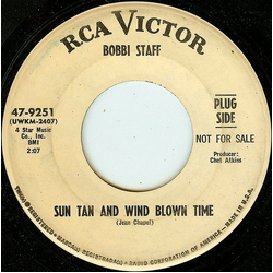 Bobbi Staff Sun Tan And Wind Blown Time Vinyl 7" USED
