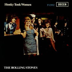 The Rolling Stones Honky Tonk Women / You Can't Always Get What You Want Vinyl 7" USED