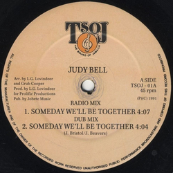Judy Bell Someday We'll Be Together Vinyl 12" USED