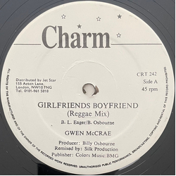 Gwen McCrae / Peter Spence Girlfriend's Boyfriend (Reggae Mix) Vinyl 12" USED