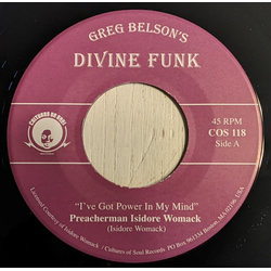 Preacherman Isidore Womack / Allen Gauff, Jr. And His Combo I've Got Power In My Mind / I Don't Want To Be Alone Vinyl 7" USED