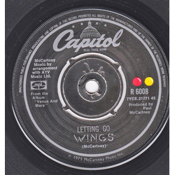 Paul McCartney & Wings Letting Go Vinyl 7" USED