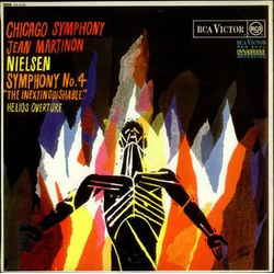 Carl Nielsen / Chicago Symphony Orchestra / Jean Martinon Symphony No. 4 "The Inextinguishable" - Helios Overture Vinyl LP USED