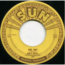 Billy Lee Riley And The Little Green Men Red Hot / Pearly Lee Vinyl 7" USED