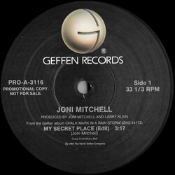 Joni Mitchell My Secret Place Vinyl 12" USED