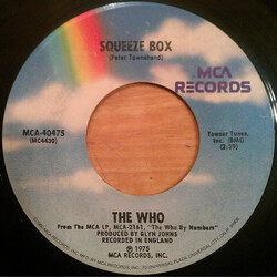 The Who Squeeze Box / Success Story USED VINYL 7INCH SINGLE REISSUE