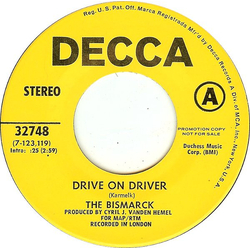 The Bismarck (2) Drive On Driver Vinyl 7" USED