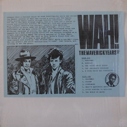 Wah! The Maverick Years 80-81 Vinyl LP USED