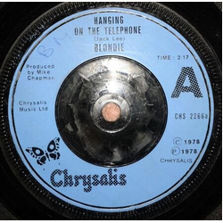 Blondie Hanging On The Telephone Vinyl 7" USED