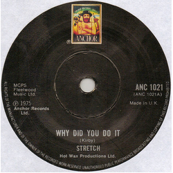 Stretch Why Did You Do It Vinyl 7" USED