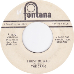 Craig (8) I Must Be Mad Vinyl 7" USED