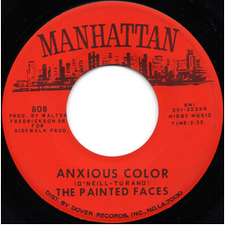 Painted Faces Anxious Color / Things We See Vinyl 7" USED