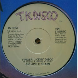 Big Apple Brass Finger Lickin' Disco Vinyl 12" USED