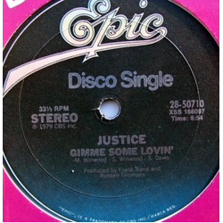 Justice (16) Gimme Some Lovin' / Easy To Love Vinyl 12" USED