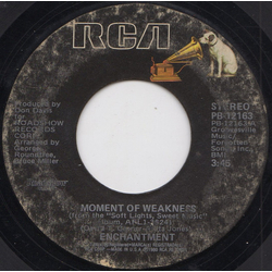 Enchantment Moment Of Weakness / I Can't Fake It Vinyl 7" USED