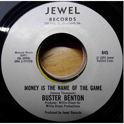 Buster Benton Money Is The Name Of The Games / Good To The Last Drop Vinyl 7" USED