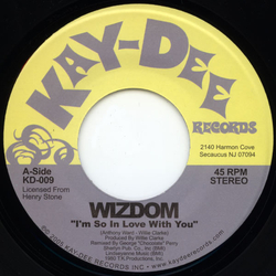 Wizzdom I'm So In Love With You / Love Was Really Meant For You Vinyl 7" USED