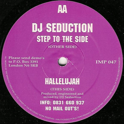 DJ Seduction Step To The Side / Hallelujah Vinyl 12" USED