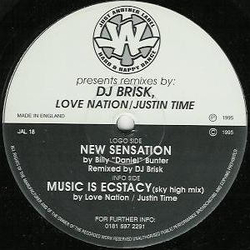 Billy "Daniel" Bunter / Love Nation / Justin Time New Sensation / Music Is Ecstacy (Remixes) Vinyl 12" USED