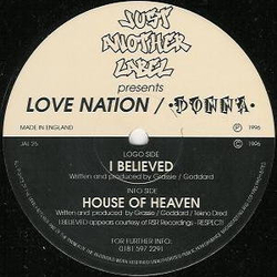 Love Nation / Donna I Believed / House Of Heaven Vinyl 12" USED