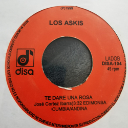 Los Askis Quien Te Robo El Corazón / Te Dare Una Rosa Vinyl 7" USED