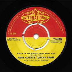 Herb Alpert & The Tijuana Brass South Of The Border Vinyl 7" USED