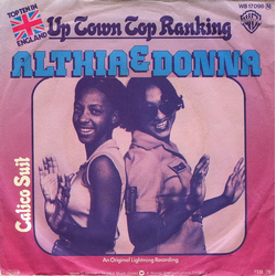 Althea & Donna Up Town Top Ranking Vinyl 7" USED