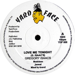 Gregory Isaacs / Jazzwad Love Me Tonight Vinyl 12" USED