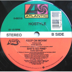 Hostyle (2) She's So Fine / Keep On Movin' Vinyl 12" USED