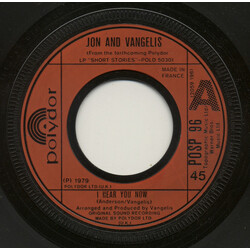 Jon & Vangelis I Hear You Now USED VINYL 7INCH 45 RPM SINGLE