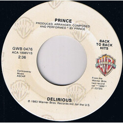 Prince Delirious / Let's Pretend We're Married VINYL 7" USED
