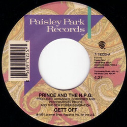 Prince / The New Power Generation Gett Off USED VINYL 7INCH 45 RPM SINGLE