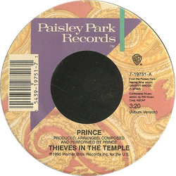 Prince Thieves In The Temple Vinyl 7" USED