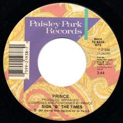Prince Sign "O" The Times / U Got The Look Vinyl 7" USED