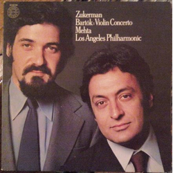 Pinchas Zukerman / Zubin Mehta / Los Angeles Philharmonic Orchestra / Béla Bartók Violin Concerto Vinyl LP USED
