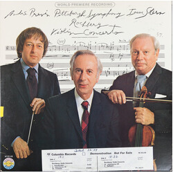 André Previn / The Pittsburgh Symphony Orchestra / Isaac Stern / George Rochberg Violin Concerto Vinyl LP USED