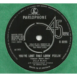 Cilla Black You've Lost That Lovin' Feelin' USED VINYL 7INCH 45 RPM SINGLE