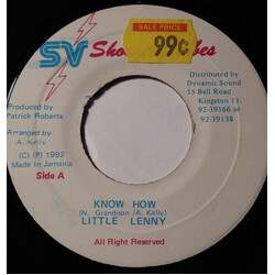 Little Lenny / Tony Kelly Know How USED VINYL 7INCH 45 RPM