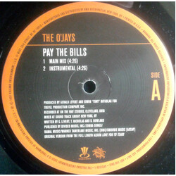 The O'Jays Pay The Bills USED VINYL 12INCH 33 S RPM PROMO