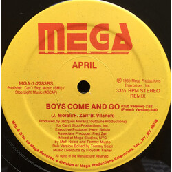 April Jaffe Boys Come And Go VINYL 12" USED