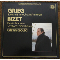 Edvard Grieg / Georges Bizet / Glenn Gould Sonata In E-Minor / Premier Nocturne / Variations Chromatiques Vinyl LP USED