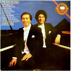 Anthony Und Joseph Paratore / Modest Mussorgsky / Witold Lutoslawski Pictures At An Exhibition / Variations On A Theme By Paganini For 2 Pianos Vinyl 