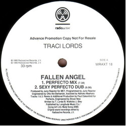 Traci Lords Fallen Angel VINYL 12" USED