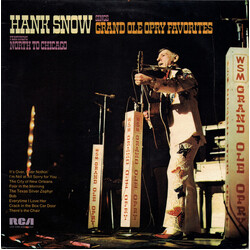 Hank Snow Hank Snow Sings Grand Ole Opry Favourites Vinyl LP USED